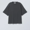 Loose Oversized Fit T-Shirt – off Black