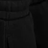Loose Pleated Sweatpants – Dark Black
