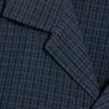 Loose Short-Sleeved Resort Shirt – Checked Dark Blue