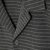 Loose Short-Sleeved Resort Shirt – Checked Grey