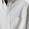 Loose Structured Button-Down Shirt – Checked Grey