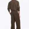 Loose Sweatpants – Dark Brown