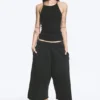 Loose Terry Shorts – Black