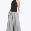 Loose Terry Shorts – Dusty Light Grey Melange