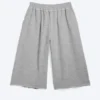 Loose Terry Shorts – Dusty Light Grey Melange