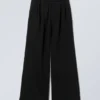 Loose Wide Heavyweight Sweatpants – Black