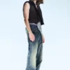 Looser Regular Waist Loose Straight Jeans – Blue Ray – Dark Blue | Cheap Monday Gb