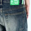 Looser Regular Waist Loose Straight Jeans – Blue Ray – Dark Blue | Cheap Monday Gb