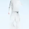Looser Regular Waist Loose Straight Jeans – Creased White – White | Cheap Monday Gb