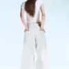 Looser Regular Waist Loose Straight Jeans – Creased White – White | Cheap Monday Gb