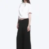 Low Flared Suit Trousers – Black