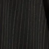 Low Flared Suit Trousers – Striped Black
