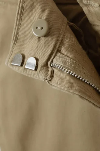 Low Loose Chino Trousers – Dusty Beige