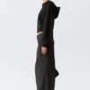 Low Rise Baggy Ripstop Trousers – Dark Grey