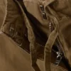 Low Rise Baggy Ripstop Trousers – Dark Khaki