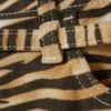 Low Rise Cargo Cotton Twill Jorts – Tiger-Striped