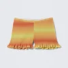 Low Rise Dip-Dye Knitted Mini Shorts – Orange & Yellow