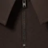 Low Rise Flared Suit Trousers – Dark Brown