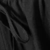Low Rise Linen-Blend Trousers – Dark Grey