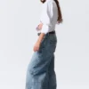 Low Rise Loose Barrel Workwear Jeans – Mid Blue – Medium Blue