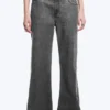 Low Rise Loose Bootcut Trousers – Dark Grey