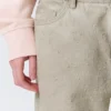 Low Rise Loose Bootcut Trousers – Light Mole