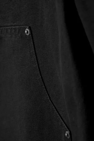 Low Rise Loose Fit Workwear Trousers – Black
