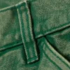 Low Rise Loose Fit Workwear Trousers – Washed Green