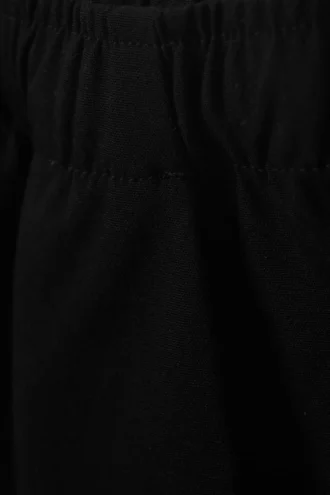 Low Rise Loose Suiting Trousers – Black