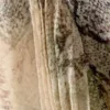 Low Rise Mermaid Midi Skirt – Beige – Snakeskin-Patterned
