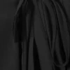 Low Rise Pleated Mini Wrap Skirt – Black