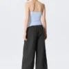 Low Rise Pull-On Ripstop Trousers – Dark Grey