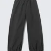 Low Rise Pull-On Ripstop Trousers – Dark Grey