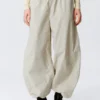 Low Rise Pull-On Ripstop Trousers – Light Dusty Mole