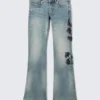 Low Rise Regular Bootcut Jeans – Perseus Blue – Medium Blue