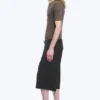 Low Rise Relaxed Suiting Shorts – Black