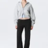 Low Rise Side-Zip Suiting Trousers – Black
