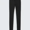 Low Rise Skinny Suiting Treggings – Black