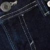 Low Rise Slim Flared Leg Jeans – Blue Rinse – Dark Blue