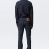 Low Rise Slim Leg Jeans – Blue Rinse – Dark Blue