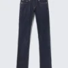 Low Rise Slim Leg Jeans – Blue Rinse – Dark Blue