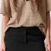 Low Rise Slim Mini Suiting Skirt – Black