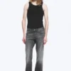 Low Rise Slim Sttraight Leg Jeans – Radio Black – Black
