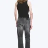 Low Rise Slim Sttraight Leg Jeans – Radio Black – Black