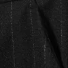 Low Rise Suiting Trousers – Dark Grey – Glitter Pinstripe