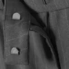Low Rise Suiting Trousers – Pinstriped Grey Melange