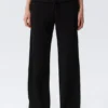 Low Rise Terry Sweatpants – Black