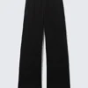 Low Rise Terry Sweatpants – Black