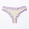Low-Waist Lace Hipster Briefs – Off-White & Lilac