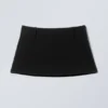 Low Waist Mini Skirt – Black